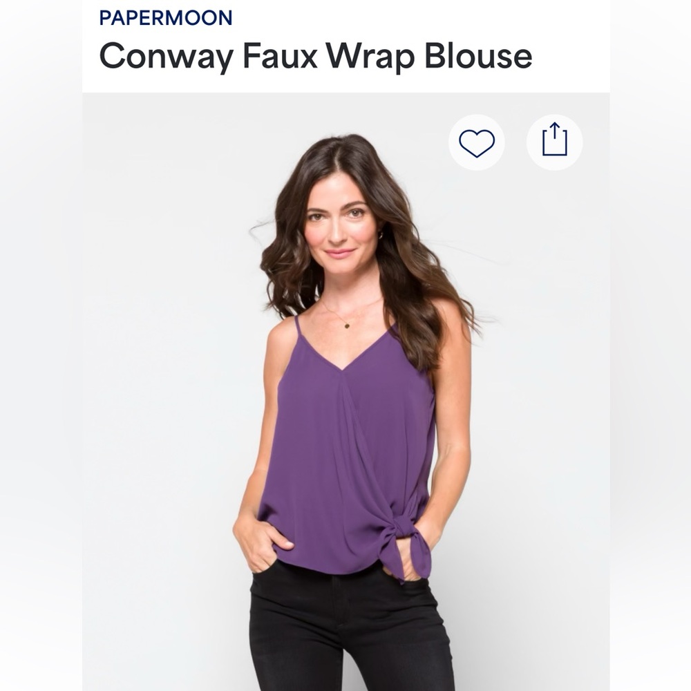 Papermoon Faux wrap top